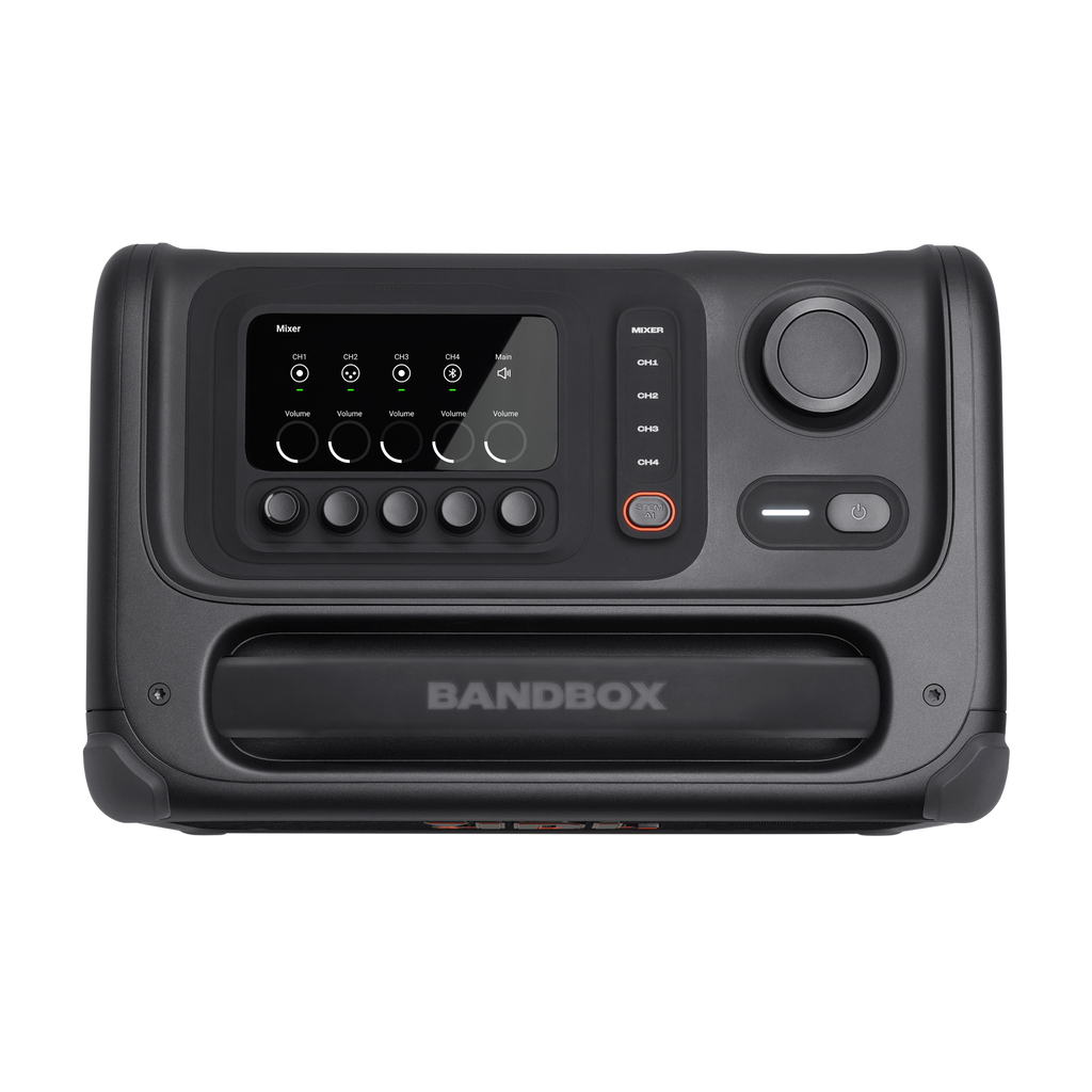 JBL BandBox Trio Portable AI-Powered Practice Amp and Bluetooth Speaker