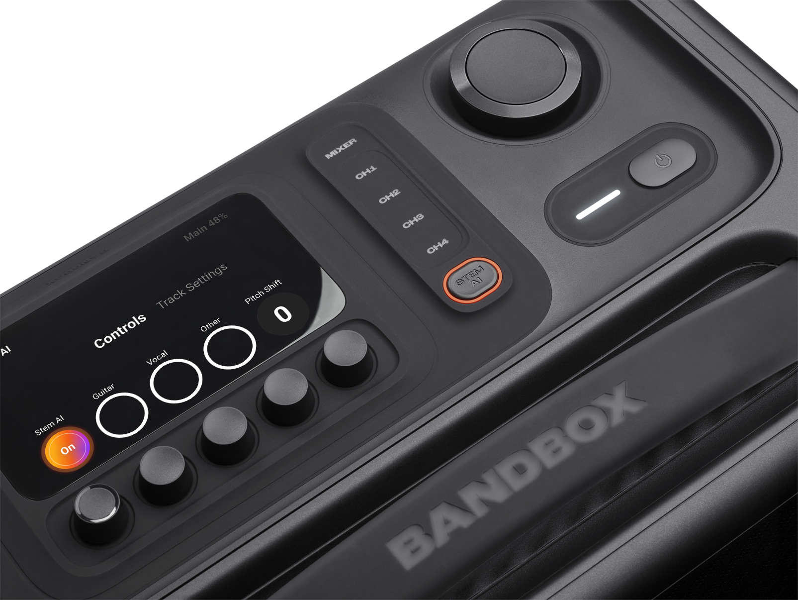 JBL BandBox Trio Portable AI-Powered Practice Amp and Bluetooth Speaker